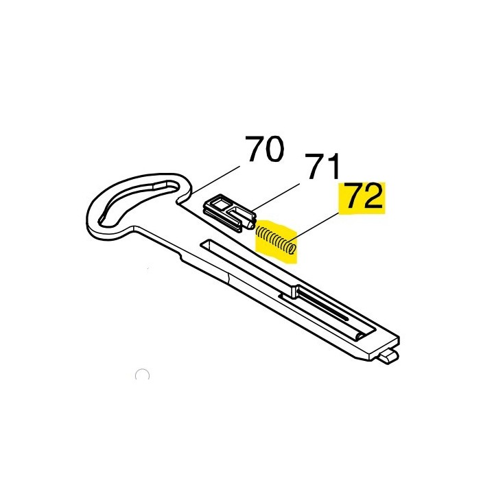 Ressort 4 - Makita - 234284-0