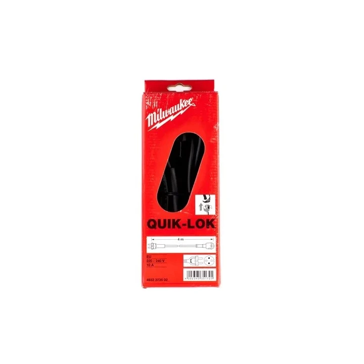 CÂBLES QUICK LOK EU 4M (X1)  - Milwaukee - 4932373502
