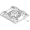 Base ponceuse Makita BO4555, BO4556, BO4557