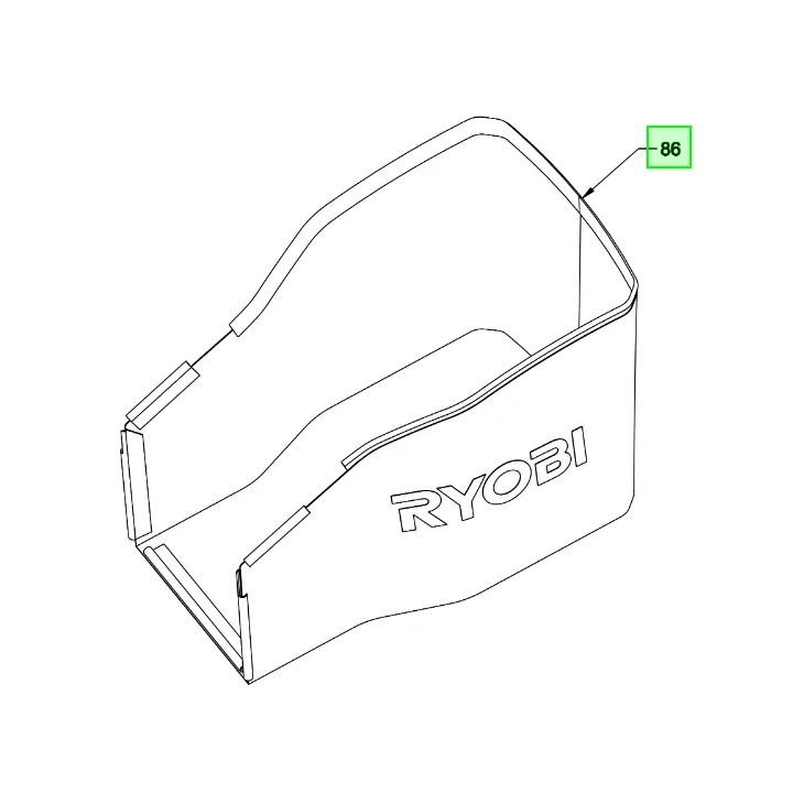 Sac récupérateur d'herbe RY18LM37A - Ryobi - 5131042855