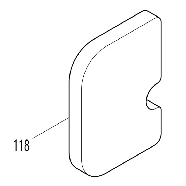 Filtre à air Makita/Dolmar - HT2475, EH7500W, HT2375D, HT2460, EH6000W, EH5000W, HT2360D, HT2350D