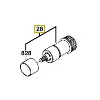 Poulie pour ponceuse à bande Skil 7600, 7610, 7620, 7630, 7675