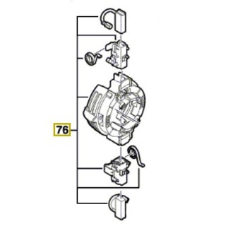 Porte charbon Bosch GSB 16 RE, GSB 19-2 RE, GSB 20-2 RE, GSB 21-2 RE