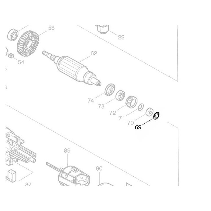 Rondelle autobloquante Makita 259039-2