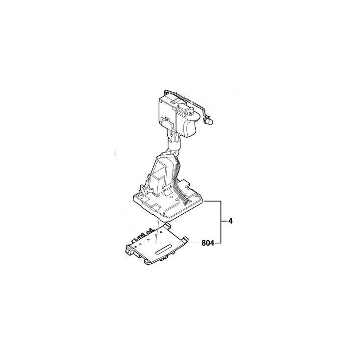 Interrupteur 1 607 233 480 Bosch GDR 18 V-LI, GDS 18 V-LI, GDX 18 V-LI