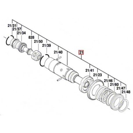 Porte outils 1 617 000 667 Bosch GBH 18 V-EC, GBH 18 V-LI, GBH 36 V-LI