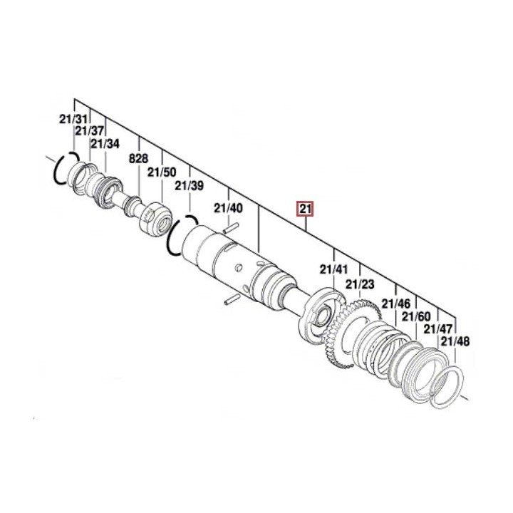 Porte outils 1 617 000 667 Bosch GBH 18 V-EC, GBH 18 V-LI, GBH 36 V-LI