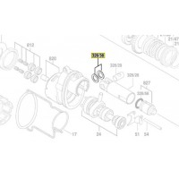 Disque de guidage 1 610 100 016 Bosch GBH 18 V-EC, GBH 18 V-LI, GBH 36 V-LI