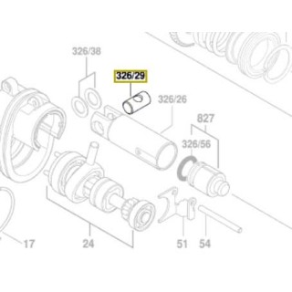 Axe de piston 1 613 100 034 Bosch GBH 2-18 RE GBH 36 V-LI PBH 2500 SRE