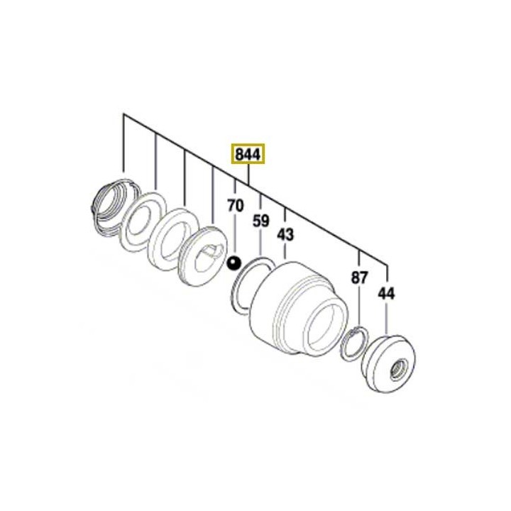 Manchon SDS 1 617 000 6D3 Bosch GBH 14,4 V-LI GBH 18 V-LI GBH 36 V-LI