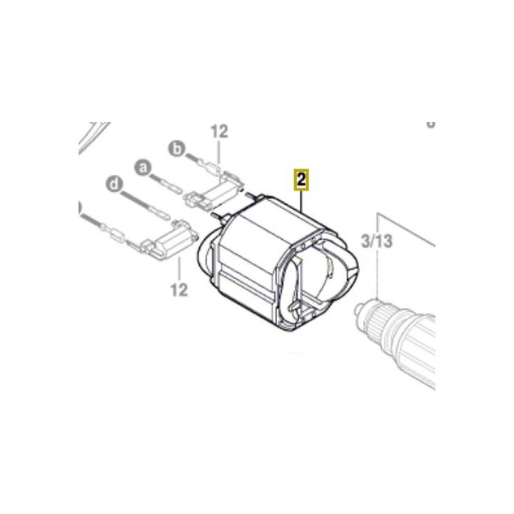 Inducteur Bosch 1 614 220 193 pour PBH 3000-2 FRE, PBH 2900 FRE