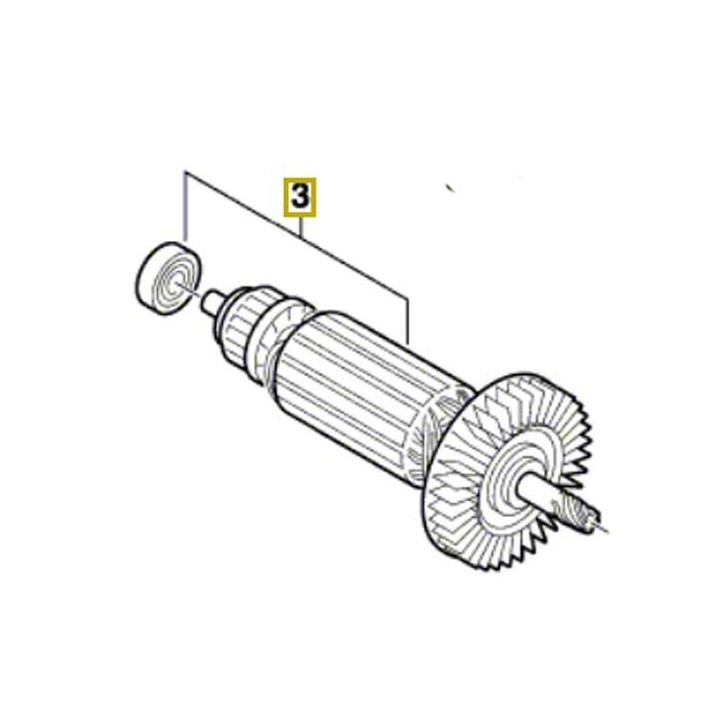 Induit 2 604 011 320 perceuse Bosch GSB 20-2, GSB 20-2 RE