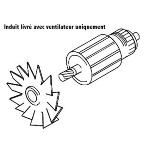 Induit 514923-1 scie à onglet Makita 2400B, LS1020, LS1030