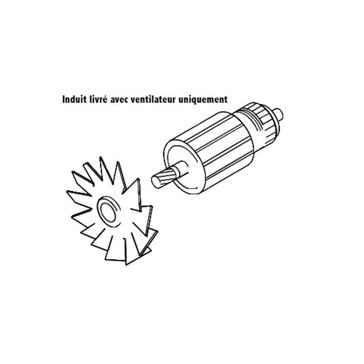 Induit 514923-1 scie à onglet Makita 2400B, LS1020, LS1030
