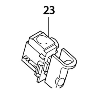 Interrupteur TG 813AB-1 - 651298-8 souffleur Makita ﻿UB1101 UB1103