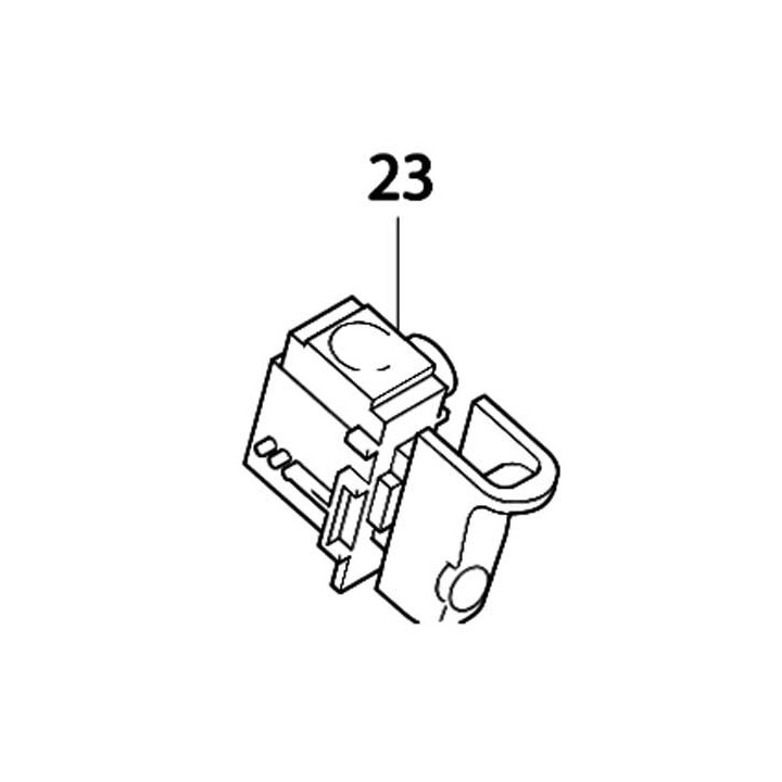 Interrupteur TG 813AB-1 - 651298-8 souffleur Makita ﻿UB1101 UB1103