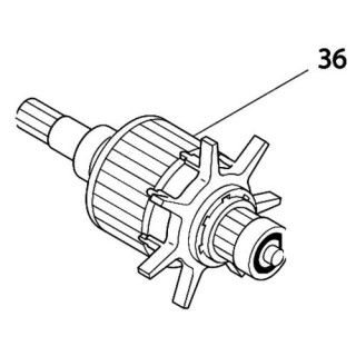 Induit 619056-8 visseuse Makita 6990D, 6991D