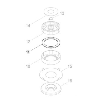 Rondelle éponge 261157-4 pour la ponceuse Makita BO6050