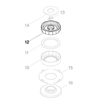 Fut d'engrenage 227387-7 pour la ponceuse Makita BO6050