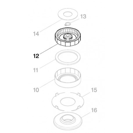 Fut d'engrenage 227387-7 pour la ponceuse Makita BO6050