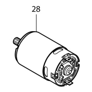 Moteur 629844-5 pour la visseuse d'angle Makita BTL060