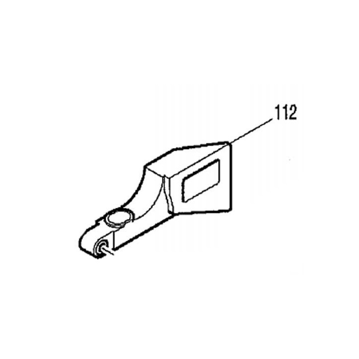 Garde gauche 154564-7 scie radiale Makita LS1013, LS1013F, LS1013L