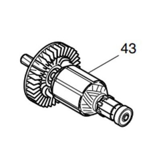 Induit 619204-9 pour scie sauteuse Makita BJV140, DJV140