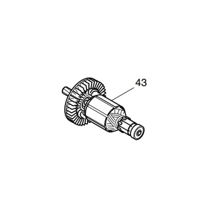 Induit 619204-9 pour scie sauteuse Makita BJV140, DJV140