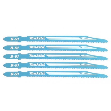 Lames de scie sauteuse Makita B-51 pour métal et inox - réf: B-06476