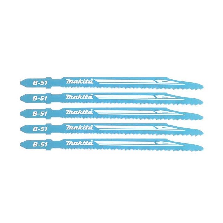 Lames de scie sauteuse Makita B-51 pour métal et inox - réf: B-06476