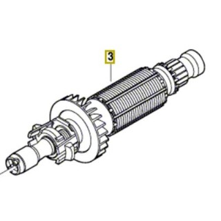 Induit 2 610 021 231 pour outil Dremel 4200 (F 013 420 045)