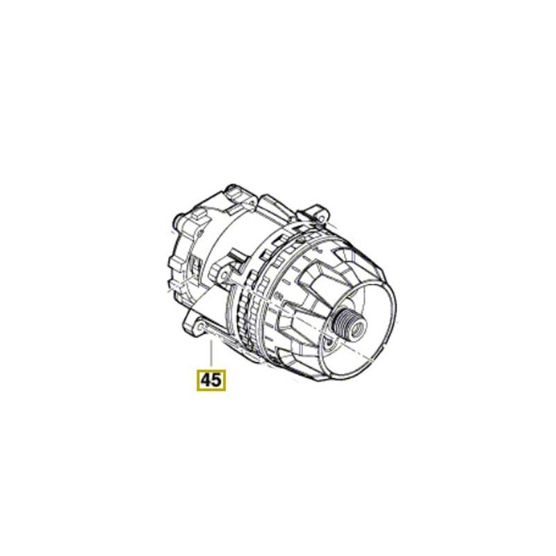 Mandrin + Boite de vitesse Bosch 2 609 199 296