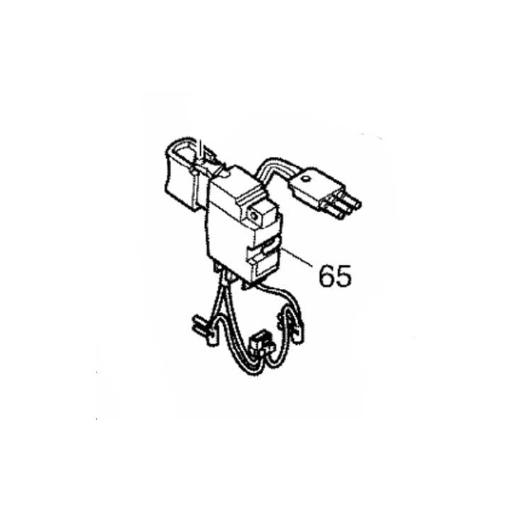 Interrupteur 638878-7 pour perforateur Makita BHR162, DHR162