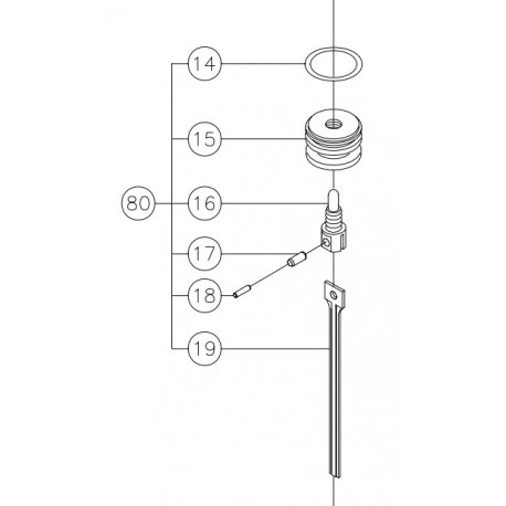 Set piston K0600-0471 pour agrafeuse Makita AT638