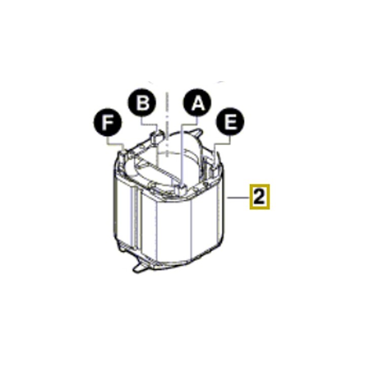 Inducteur 2 604 220 743 ponceuse Bosch GEX 125-150 AVE
