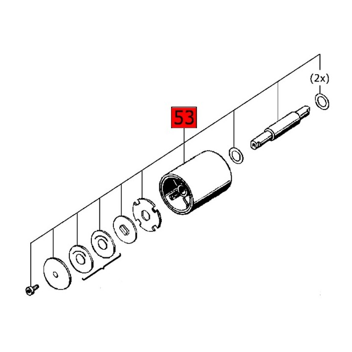 Rouleau entraîneur Festool BS 75, BS 75 E, BS 75 ESR - 490900