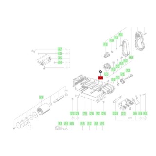 Rondelle support 514527 ponceuse à bande Festool BS 75
