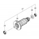 Induit 513909-2 pour scie circulaire Makita HS7601