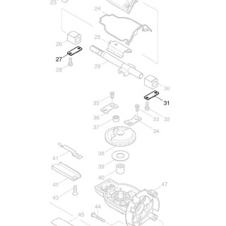 Plaque 341462-6 scie sabre Makita JR3050T DJR181 JR3000 MT450 BJR181