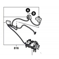 Porte-balais - interrupteur - condensateur ponceuse Bosch PSS 250 AE