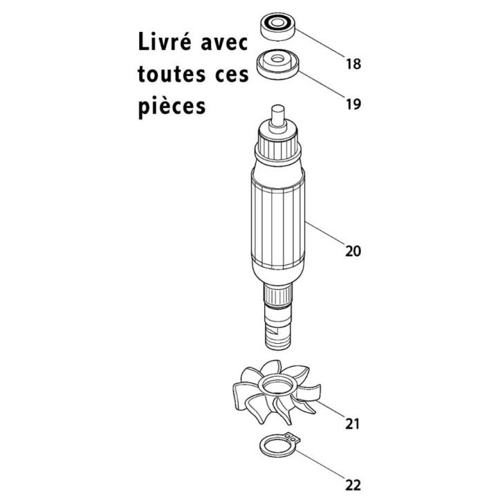Induit 517574-9 pour affleureuse Makita 3708
