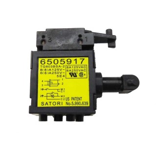 Interrupteur 6505917 pour perforateur-burineur Makita HR2800, HR2810T, HR2811FT