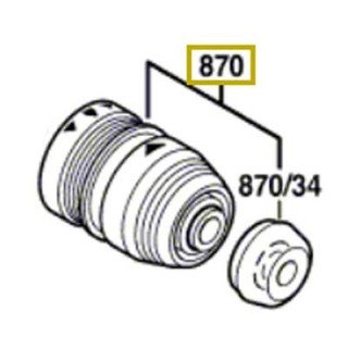 Mandrin SDS-Plus perforateur Bosch GBH 2-24 DFR, GBH 24 VF, GBH 24 VFR, PBH 200 FRE