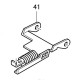 Fourchette + levier rouleau tendeur ponceuse Makita 9401, 9402