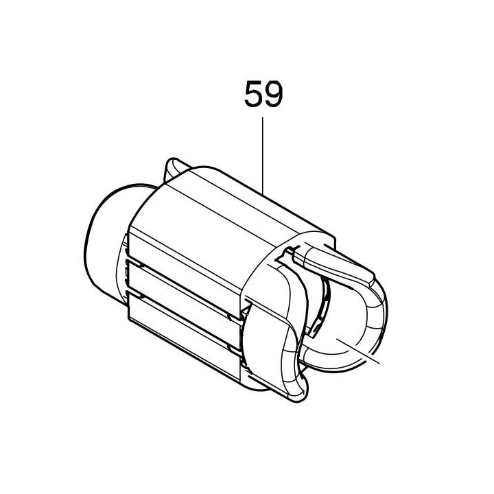 Inducteur 621773-8 ponceuse orbitale Makita BO6050