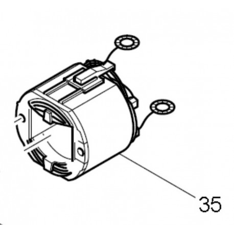 Inducteur 596193-4 ponceuse à bande Makita 9403