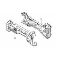 Carcasse meuleuse Makita DGA505, DGA508