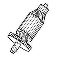 Induit Makita pour scie radiale LS1214, LS1214F