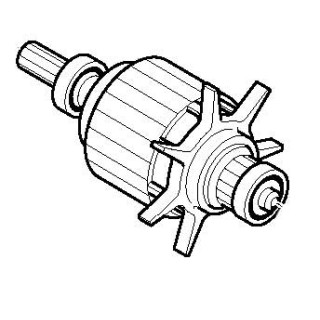 Induit Makita pour visseuse à choc 6932FD, 6934FD