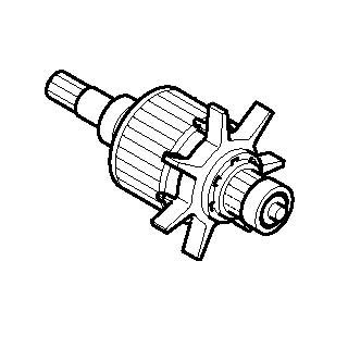 Induit Makita pour visseuse à choc 6980FD
